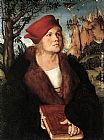 Portrait of Dr. Johannes Cuspinian by Lucas Cranach the Elder